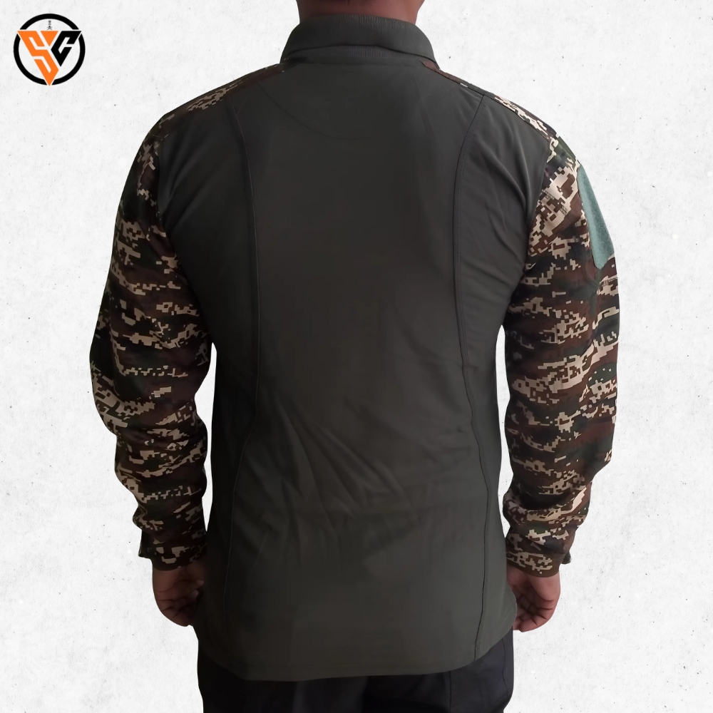 Tactical OG+ Combat Full Sleeve T-Shirt – High Performance, Rugged Comfort - Image 4