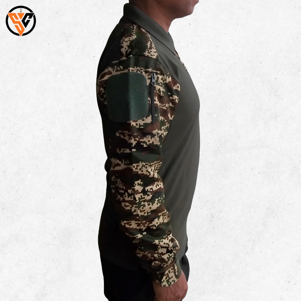 Tactical OG+ Combat Full Sleeve T-Shirt – High Performance, Rugged Comfort - Image 2
