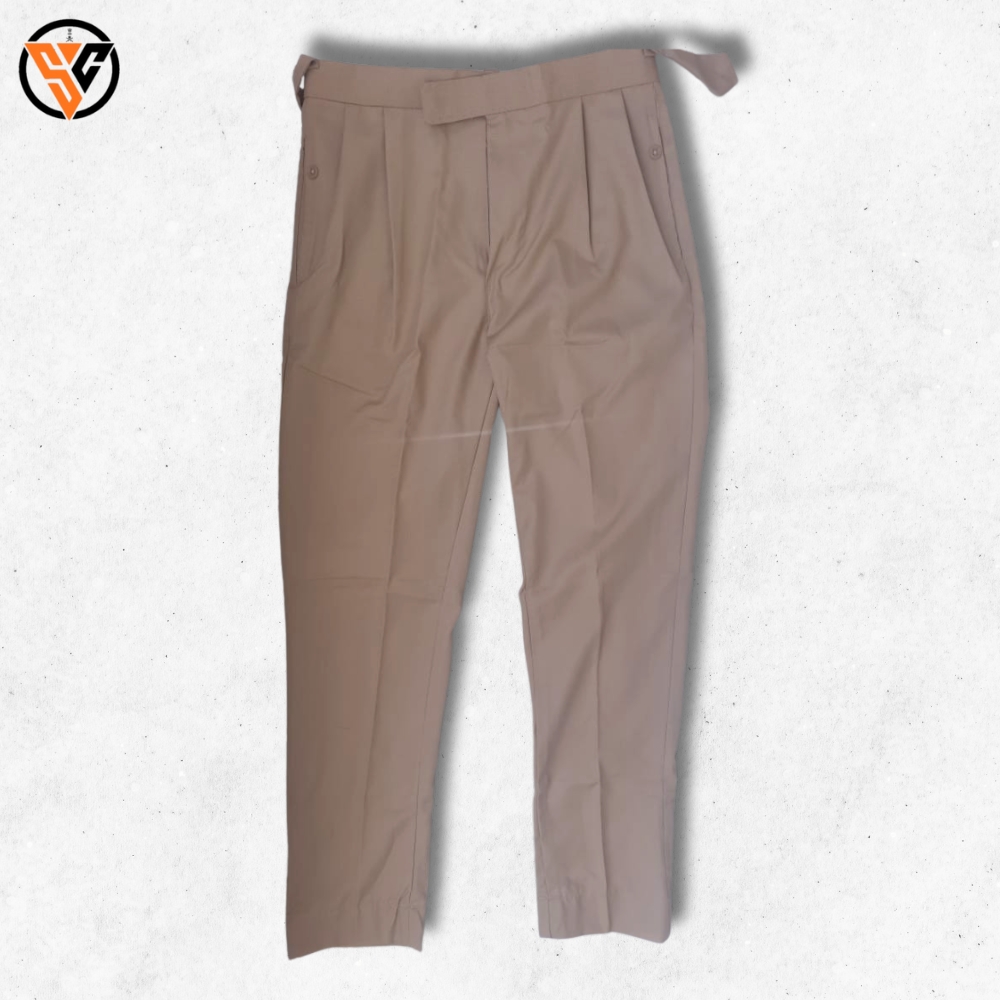 Khaki Full-Length Pants – Durable Comfort, Multiple Sizes Available