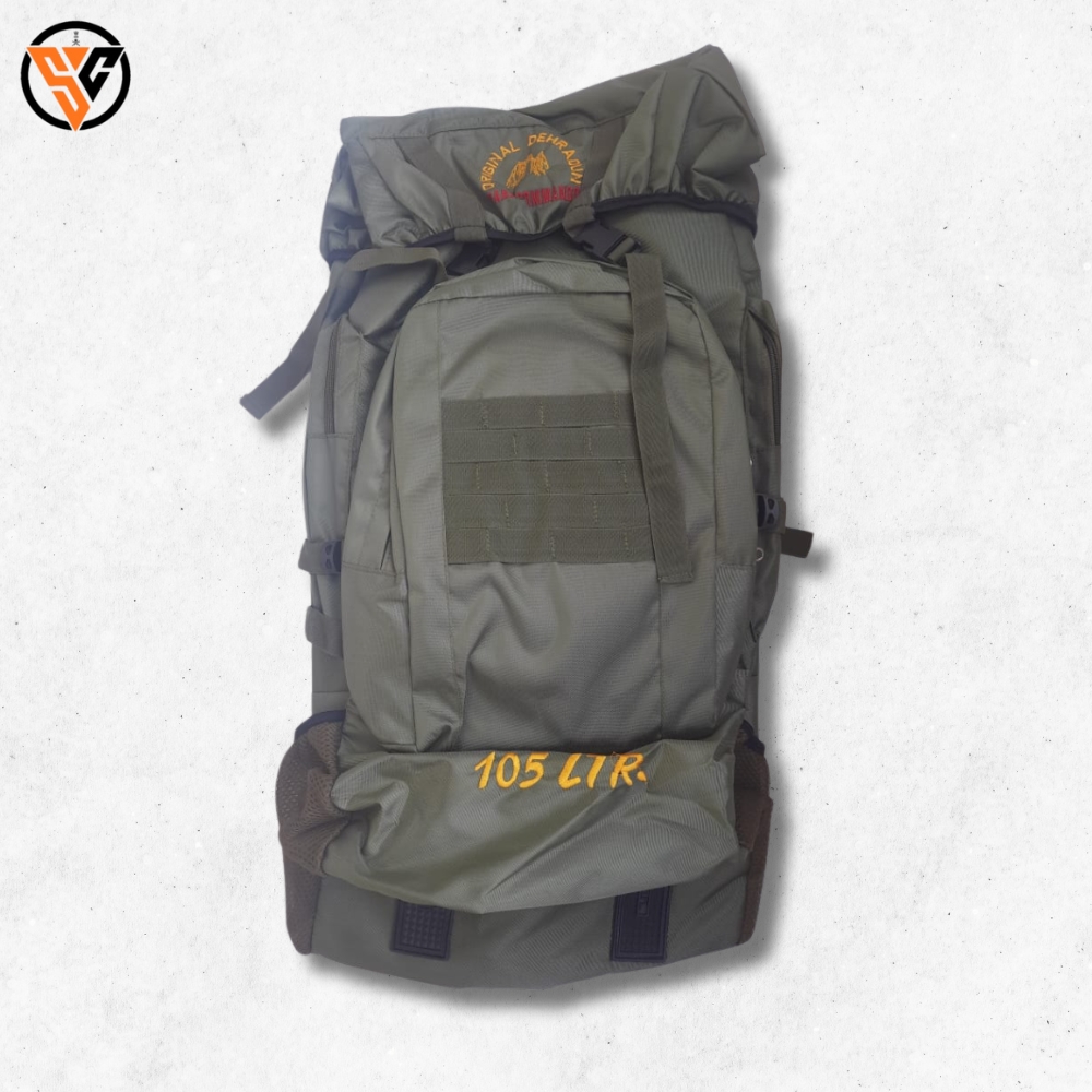 Tactical Backpack 105 Ltr – OG Color, Heavy-Duty & Spacious - Image 3