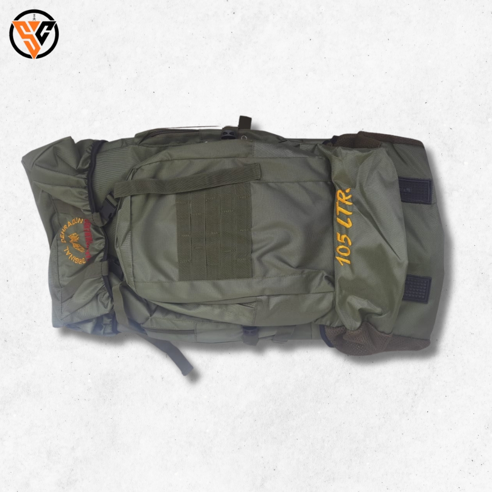 Tactical Backpack 105 Ltr – OG Color, Heavy-Duty & Spacious - Image 4