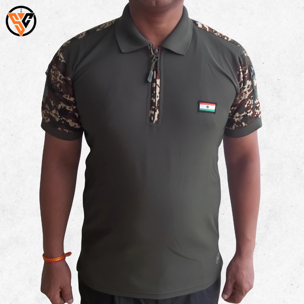 Tactical PG+ Combat Half Sleeve T-Shirt – Performance Fit, Rugged Style