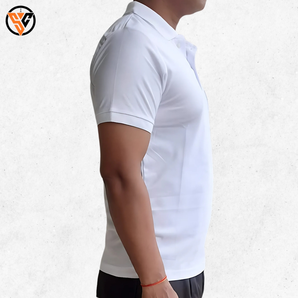 Signature White Cotton T-Shirt – Timeless Style, Premium Comfort - Image 2