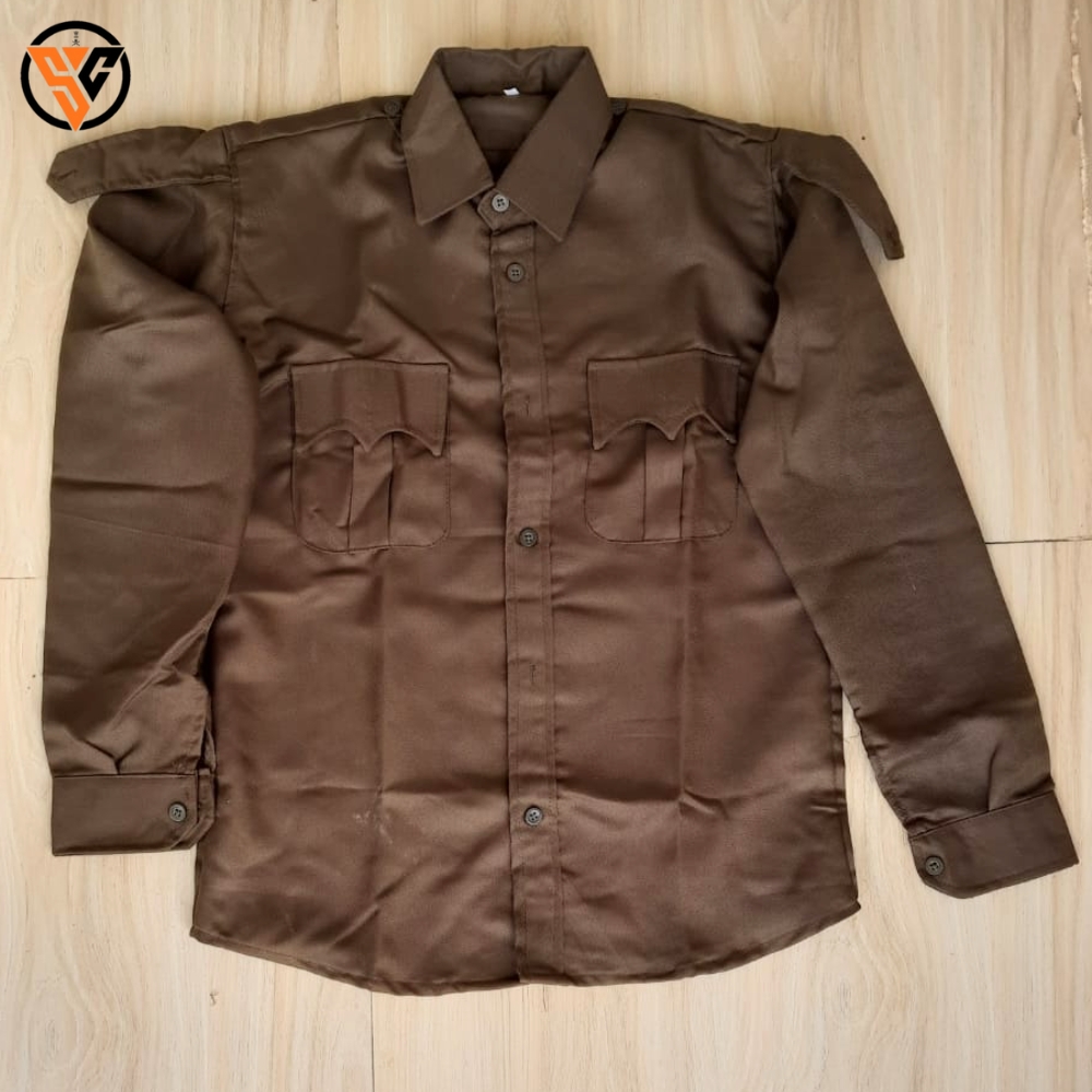 Angola Shirt – Drab Color, Durable Fabric & Multiple Sizes