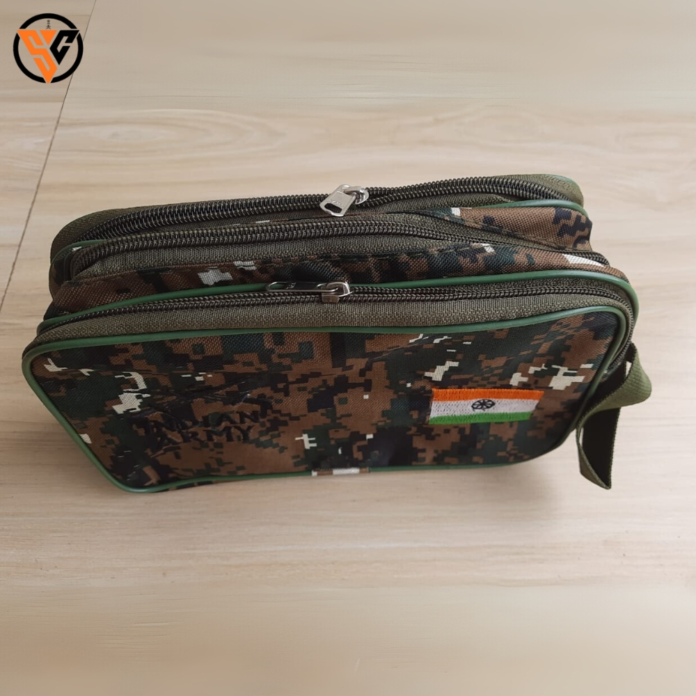 Saving Kit Bag – 3 Pocket, Cobra Print, Durable & Spacious
