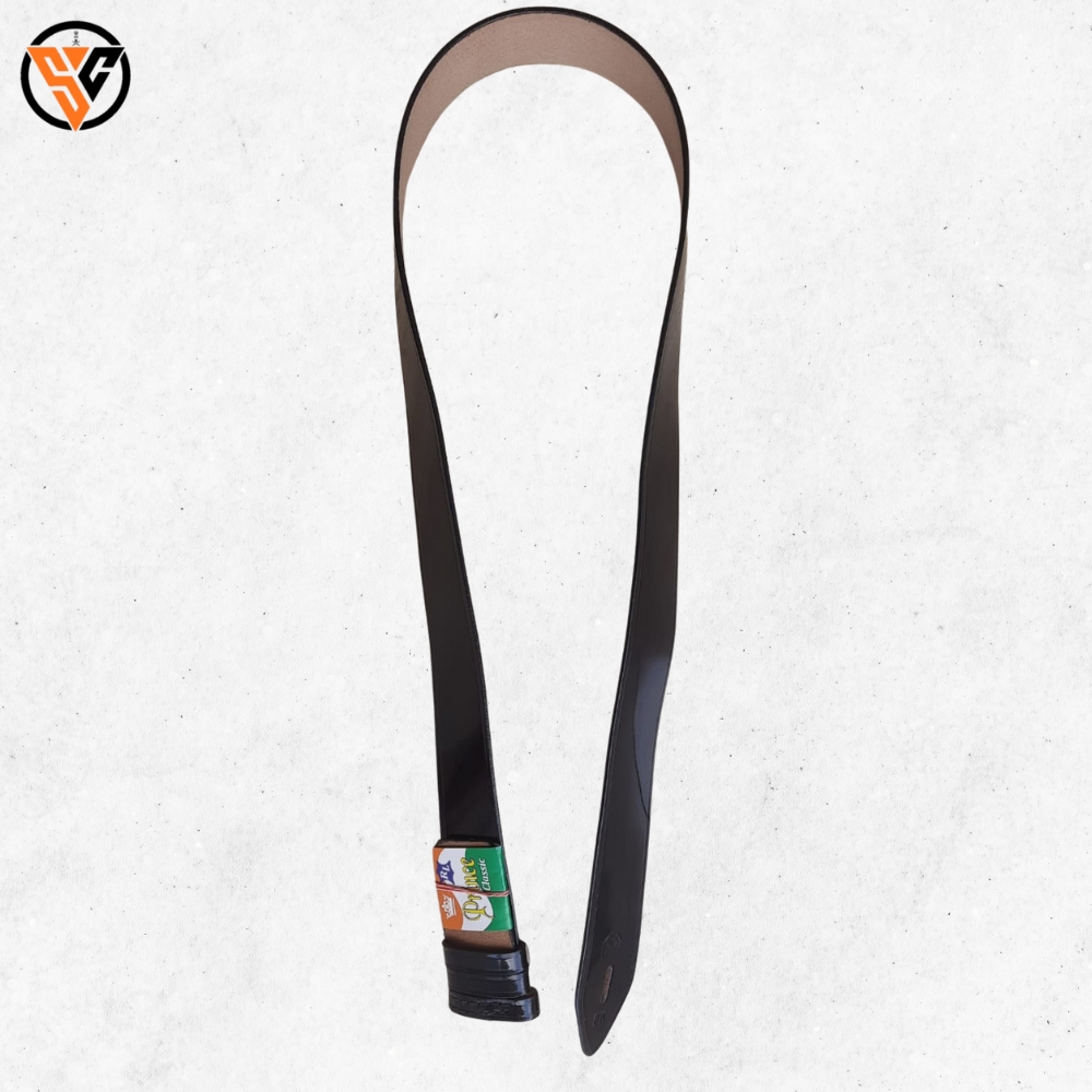 Leather Belt – Ultra Shine Black, Premium Quality & Elegant Finish - Image 2