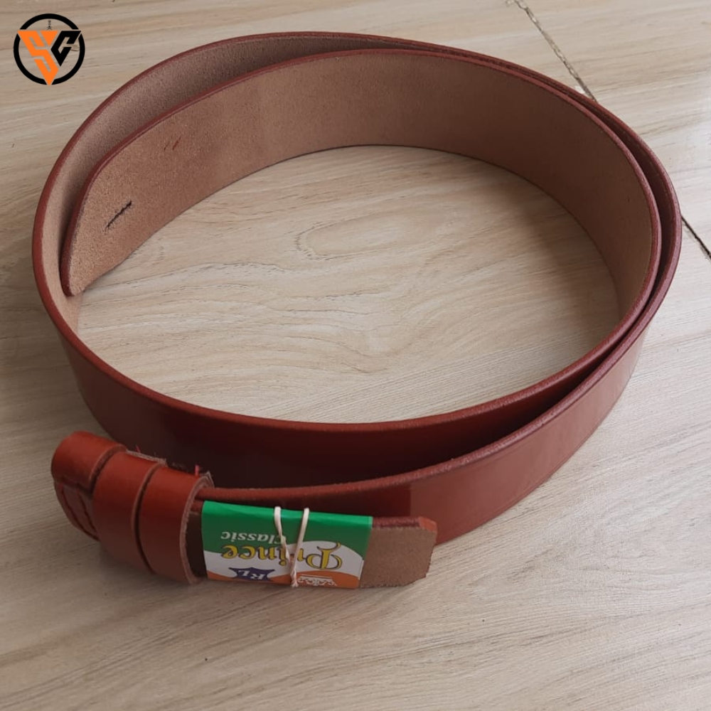Leather Belt – Ultra Shine Brown, Premium Quality & Elegant Finish