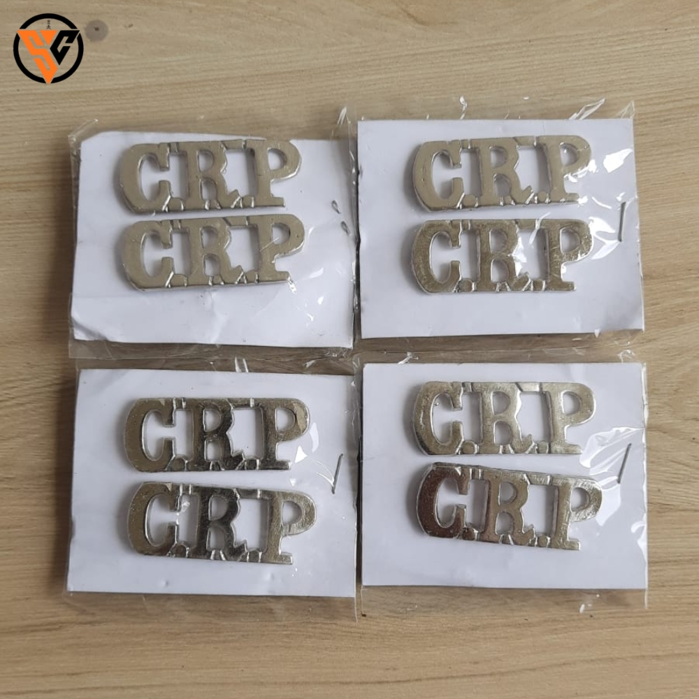 CRPF Shoulder Title (English) – Premium Brass/Metal Insignia - Image 2