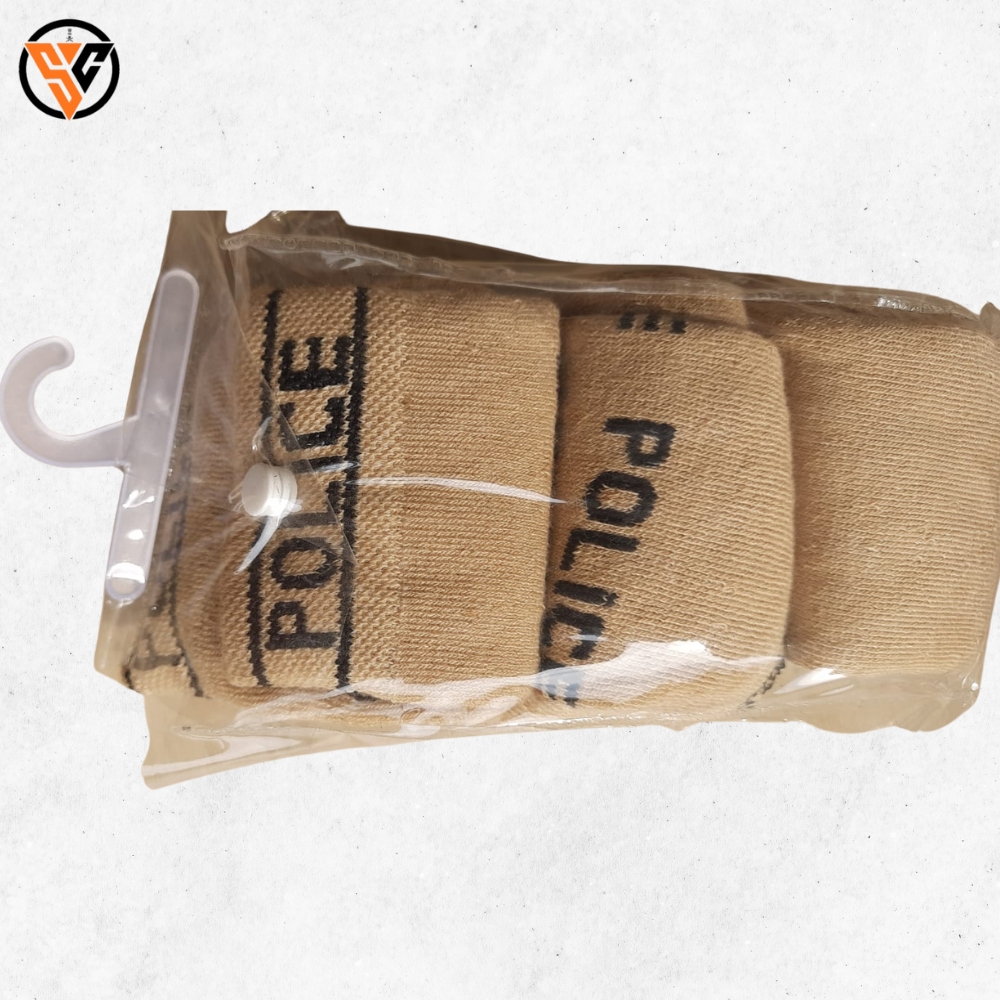 Khaki Socks Police – Pack of 3