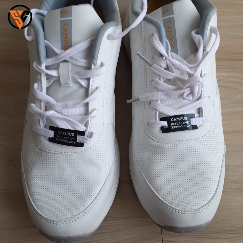 White PT Shoes Campus – Comfortable Training & Sports Footwear - Image 2