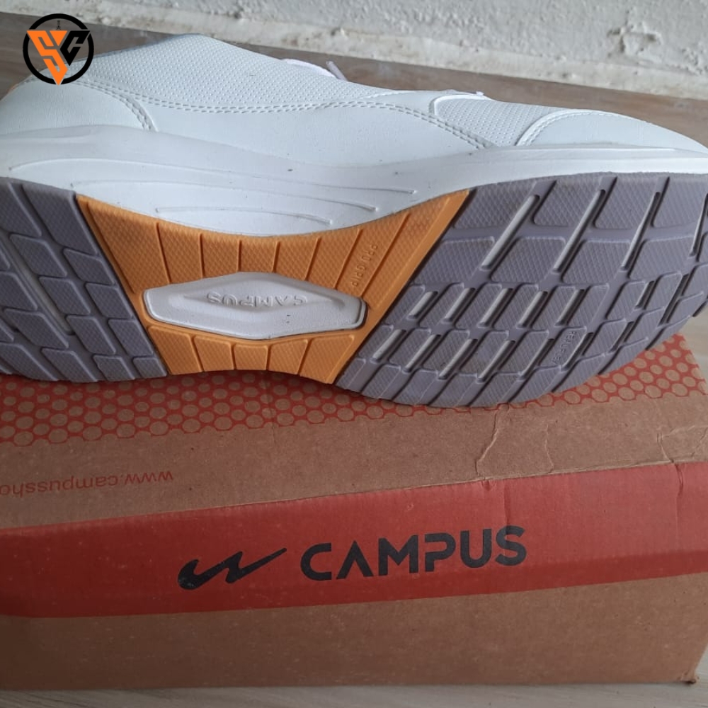 White PT Shoes Campus – Comfortable Training & Sports Footwear - Image 3